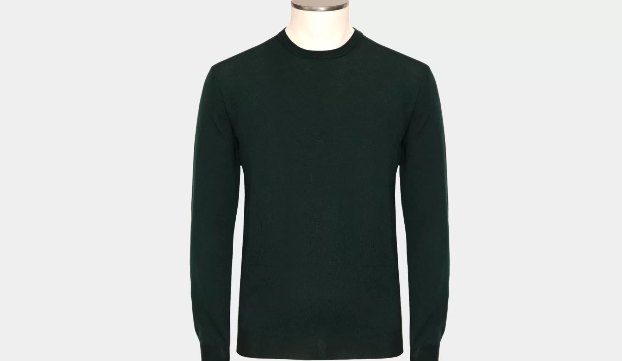 Fashion Zanone Crewneck Flexwool Green